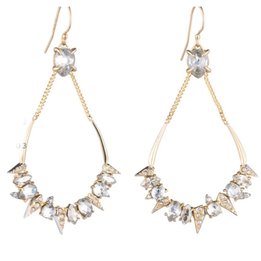 Alexis Bittar Mosaic Futurist Chandelier Earrings - Picture 2 of 16